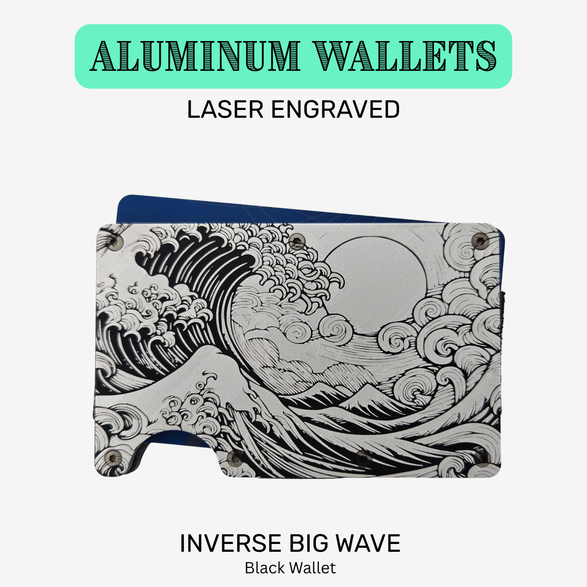 Aluminum Wallets - Laser Engraved