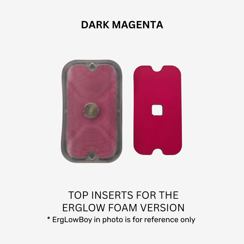 Acrylic Top Inserts - ErGlowBoy (Foam Version) by FIDGETBOY
