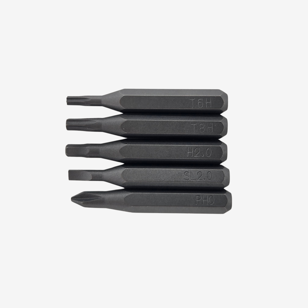 Hex Bit Drivers - Anodized Titanium