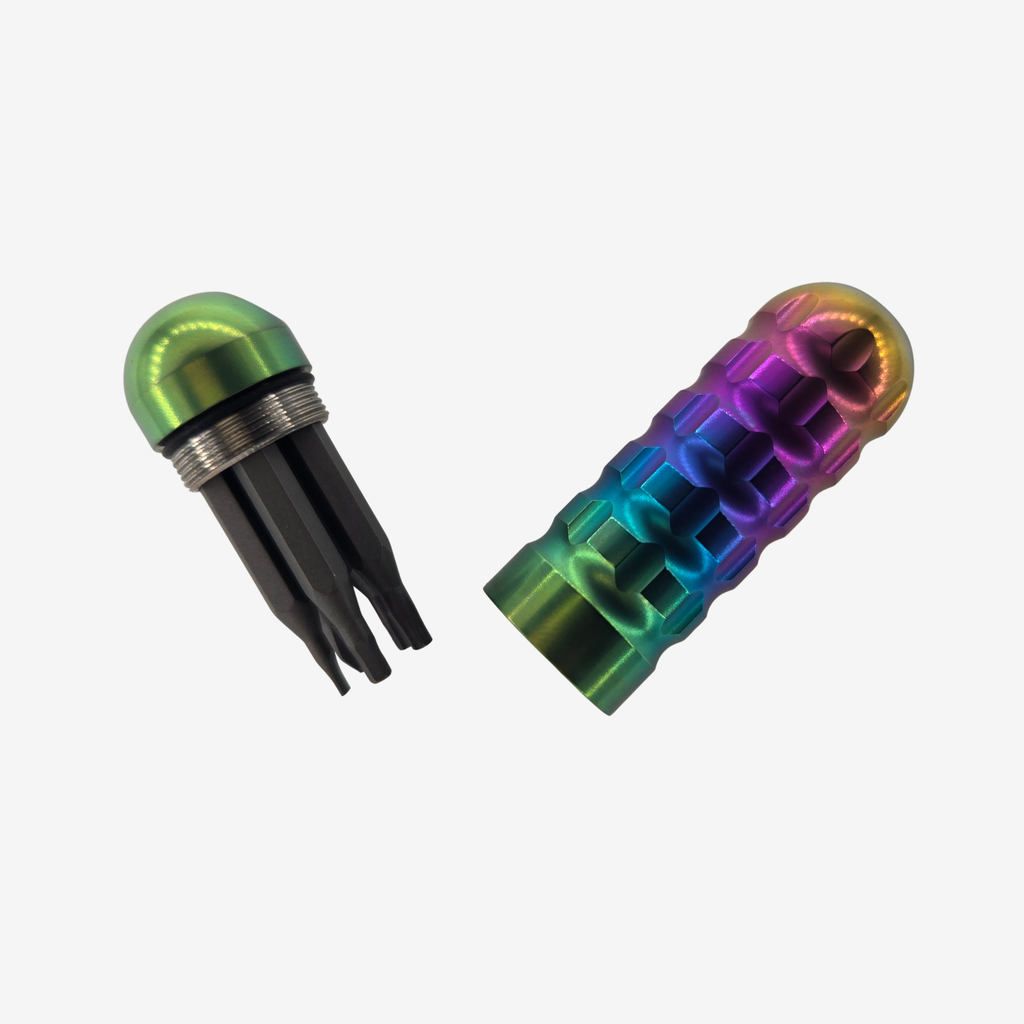 Hex Bit Drivers - Anodized Titanium