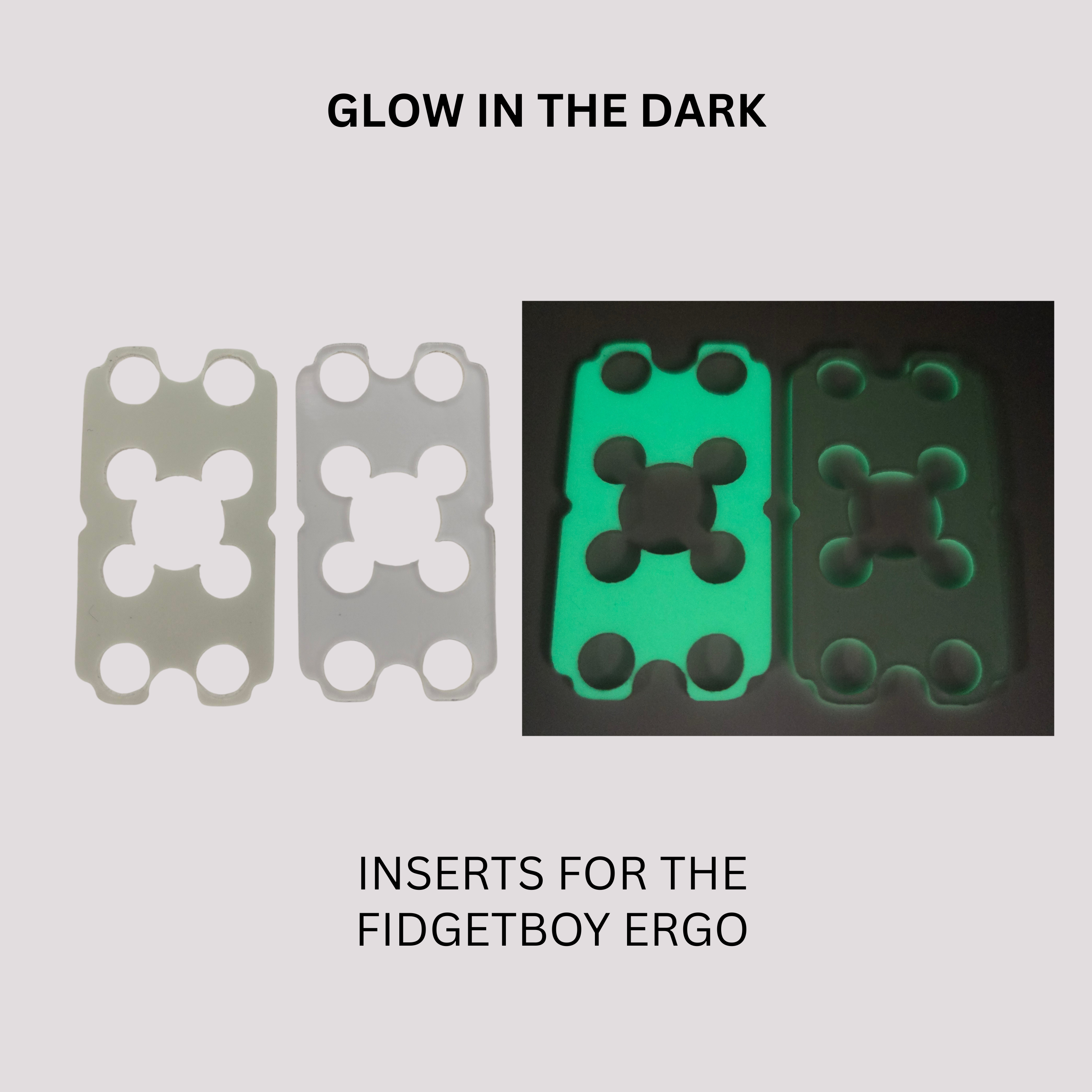 Acrylic Inserts - Ergo by FidgetBoy