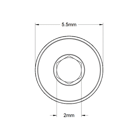Slider Screws (4 pack) M3 x 4mm